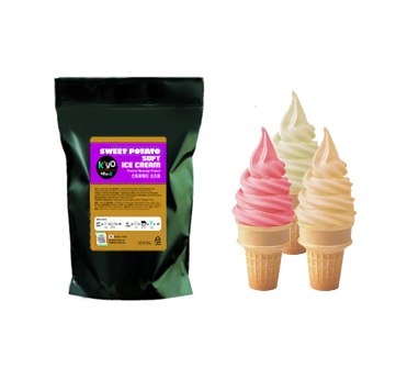 Purple sweet potato flavour soft serve powder. Premium powder blended to perfection with high quality ingredients for soft ice cream application. Easy to prepare by mixing our powder with either water or milk.