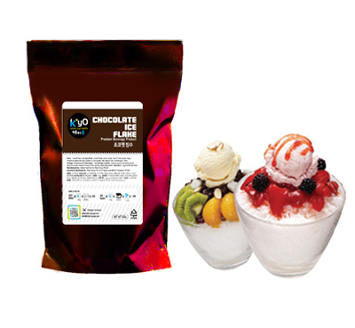 Premium ice flakes and iced smoothie powder. Easy to prepare by mixing with water.