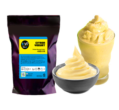 Premium Frozen Yogurt Powder – Citron Flavour. Quality taste and for yogurt smoothie, yogurt ice cream and yogurt soft serve.